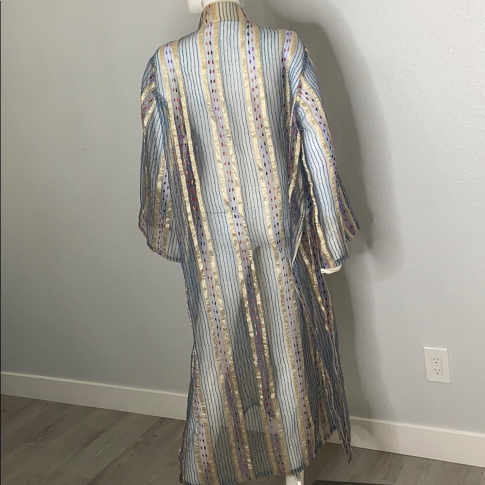 Minh Khoa Vintage Sheer Silk Kimono Jacket - Picture 5 of 9